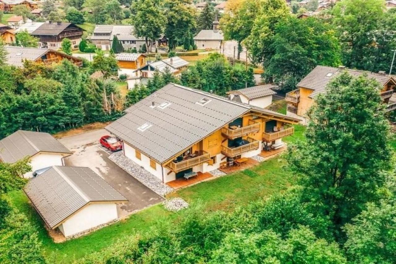 Modern 3 Bed Penthouse Apartment, Balcony & Garage, Close To Village & Ski Bus 萨莫安斯 外观 照片