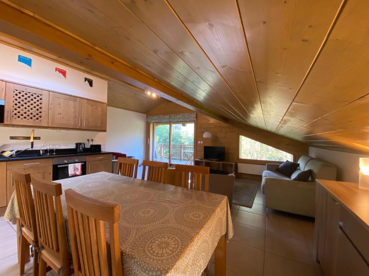 Modern 3 Bed Penthouse Apartment, Balcony & Garage, Close To Village & Ski Bus 萨莫安斯 外观 照片
